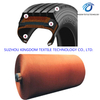 Rubberized dipped polyester poly spun tire cord fabric