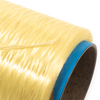 High strength dipped aramid filament yarn