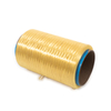 High strength dipped aramid filament yarn